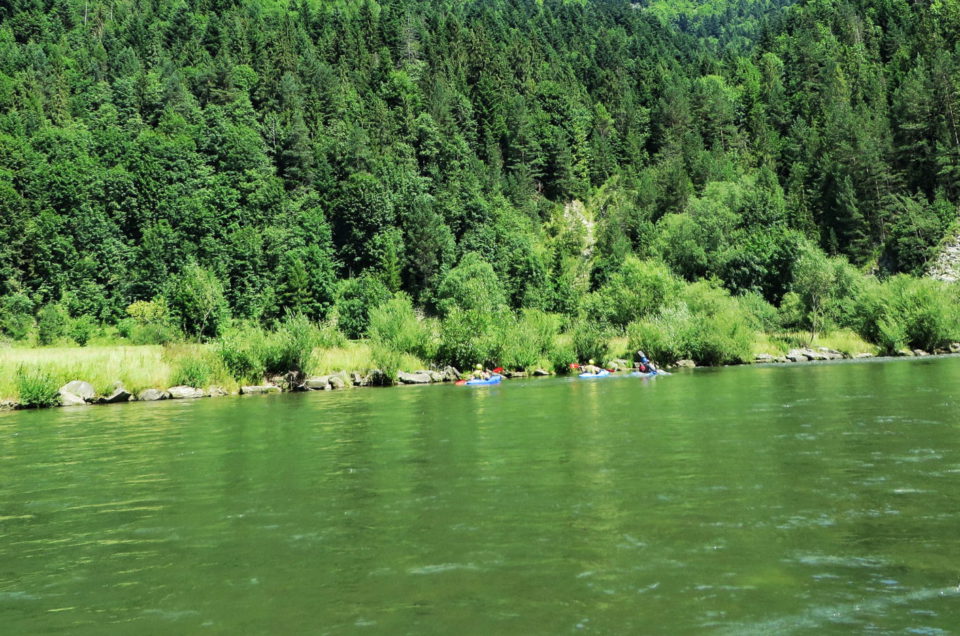 Jak wygląda spływ przełomem Dunajca ?
