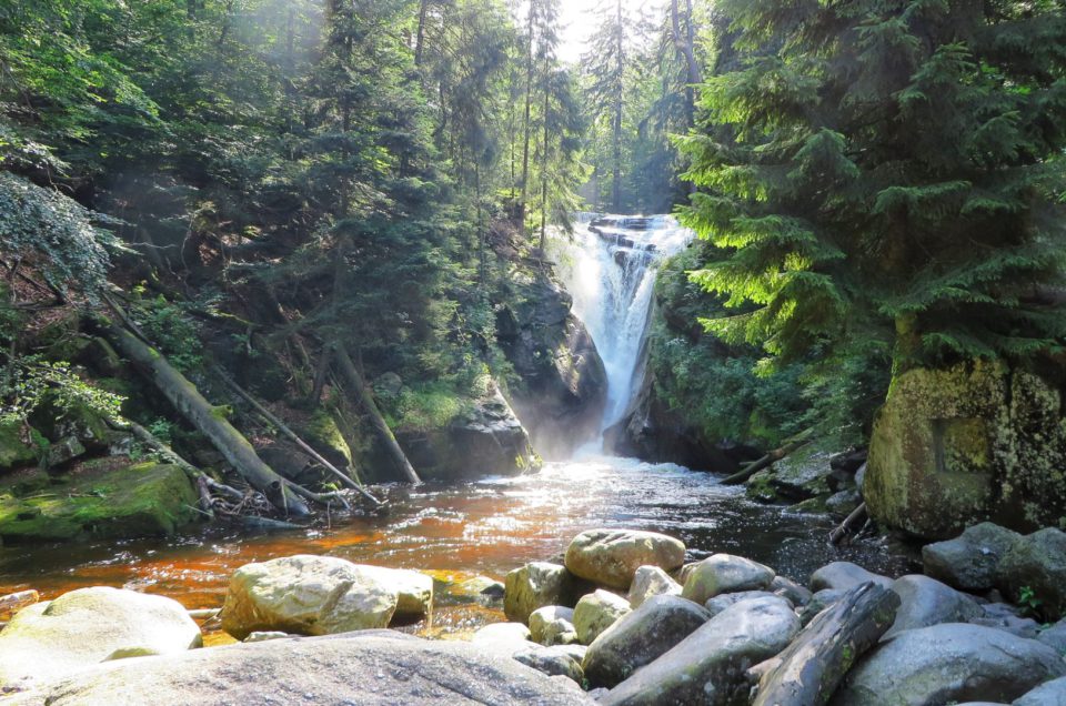 Najładniejsze wodospady w Karkonoszach – Kamieńczyka, Szklarki i Mumlavský