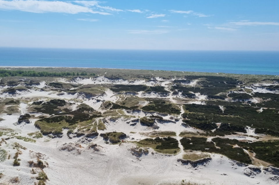 Bornholm dzień 1 – śnieżnobiałe plaże w Dueodde